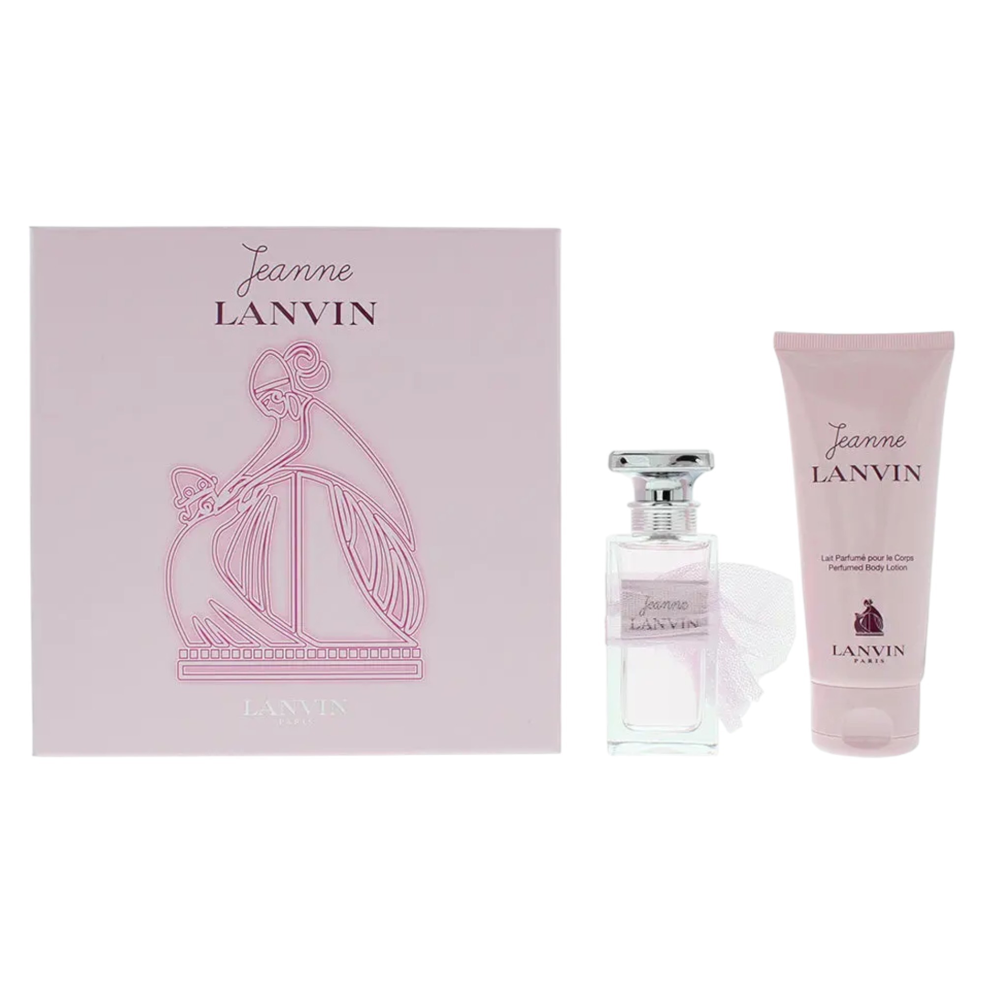 Cofanetto Lanvin: Jeanne Lanvin Eau De Parfum donna 50ml + Jeanne Lanvin Lozione Corpo Pelle Profumata 100ml