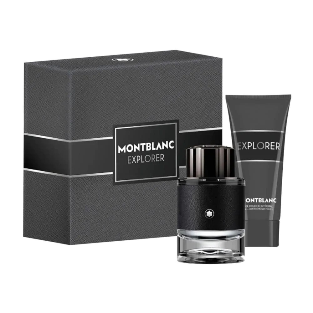 Set Montblanc: Explorer Eau De Parfum uomo 60ml + Explorer Gel Doccia per Tutti i Tipi di Pelle 100ml
