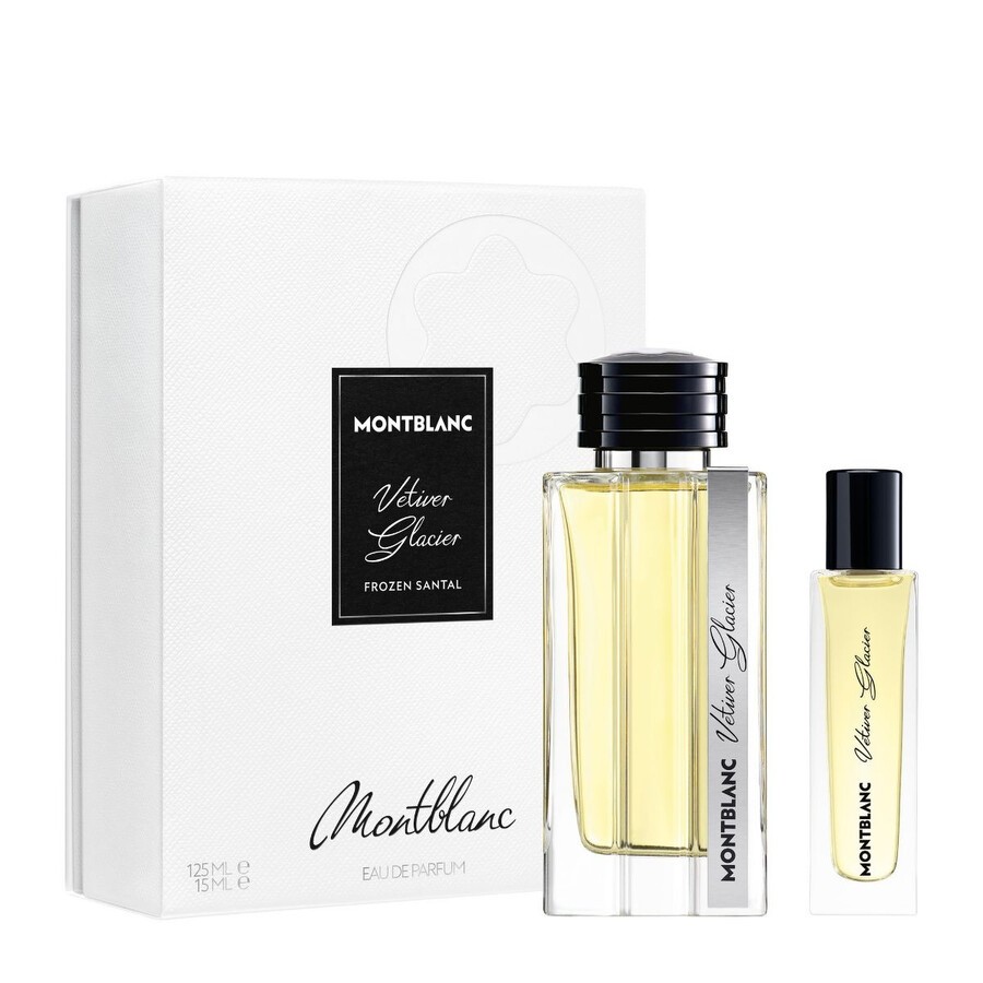 Cofanetto Montblanc: Vetiver Glacier Eau De Parfum uomo 125ml + Vetiver Glacier Eau De Parfum uomo 15ml