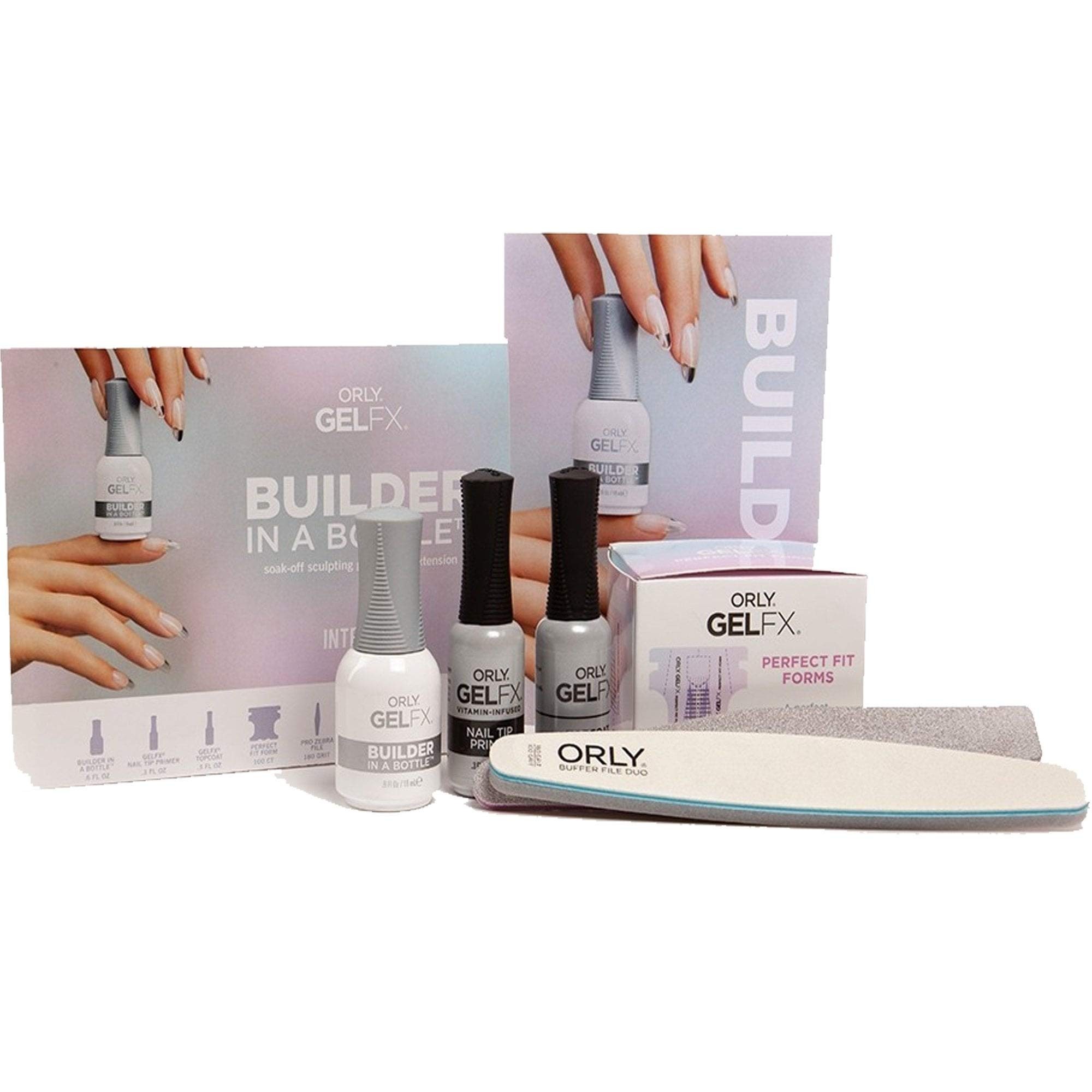 Set Orly Gelfx Builder In A Bottle Kit Smalto semipermanente per unghie 8 pezzi g
