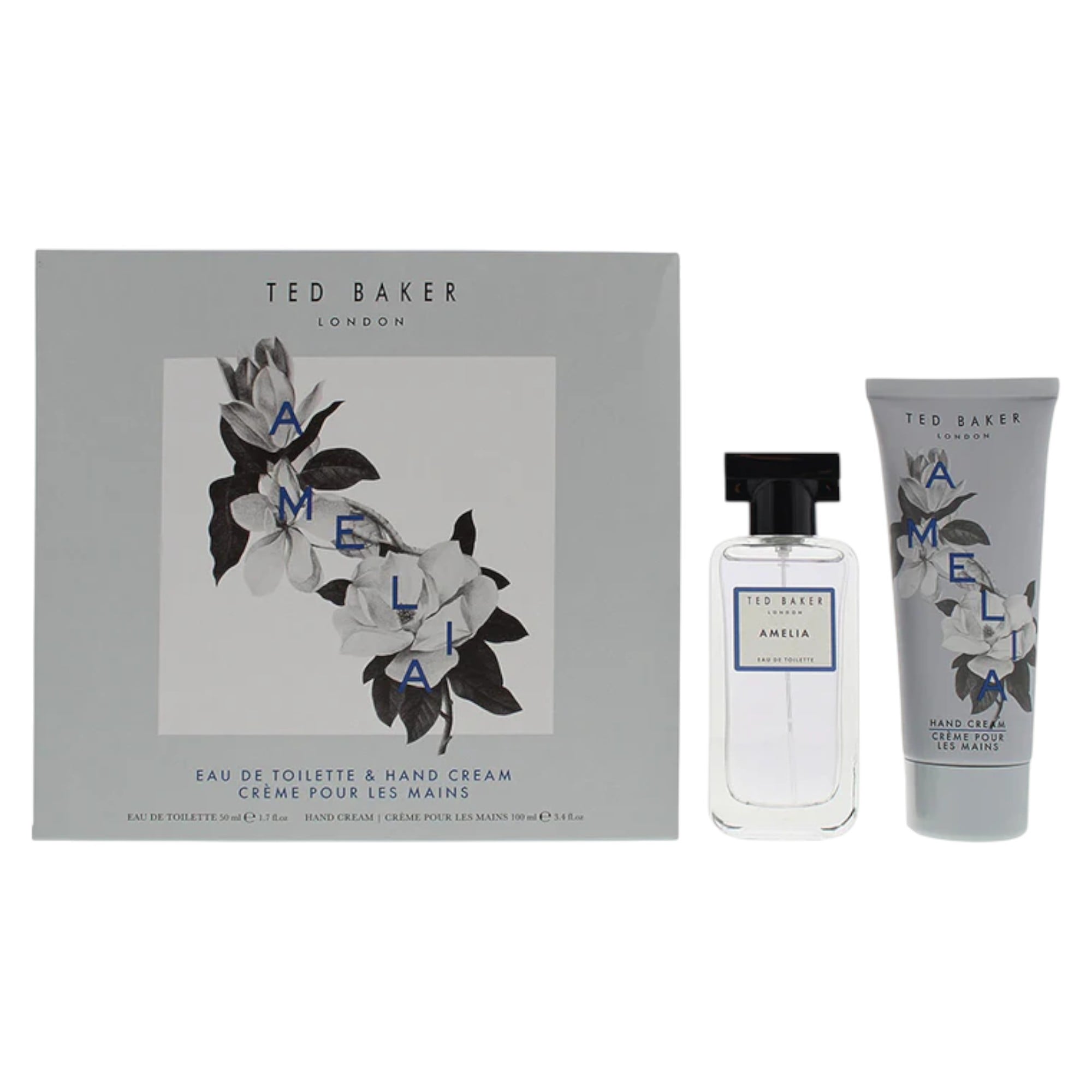 Set Ted Baker: Amelia Eau De Toilette donna 50ml + Amelia Crema Mani Idratante 100ml