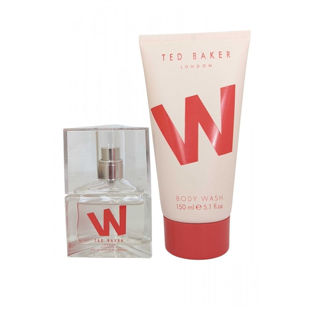 Set Ted Baker: W Eau De Toilette donna 30ml + W Gel Doccia Detergente per Tutto il Corpo (Tutti i Tipi di Pelle) 150ml