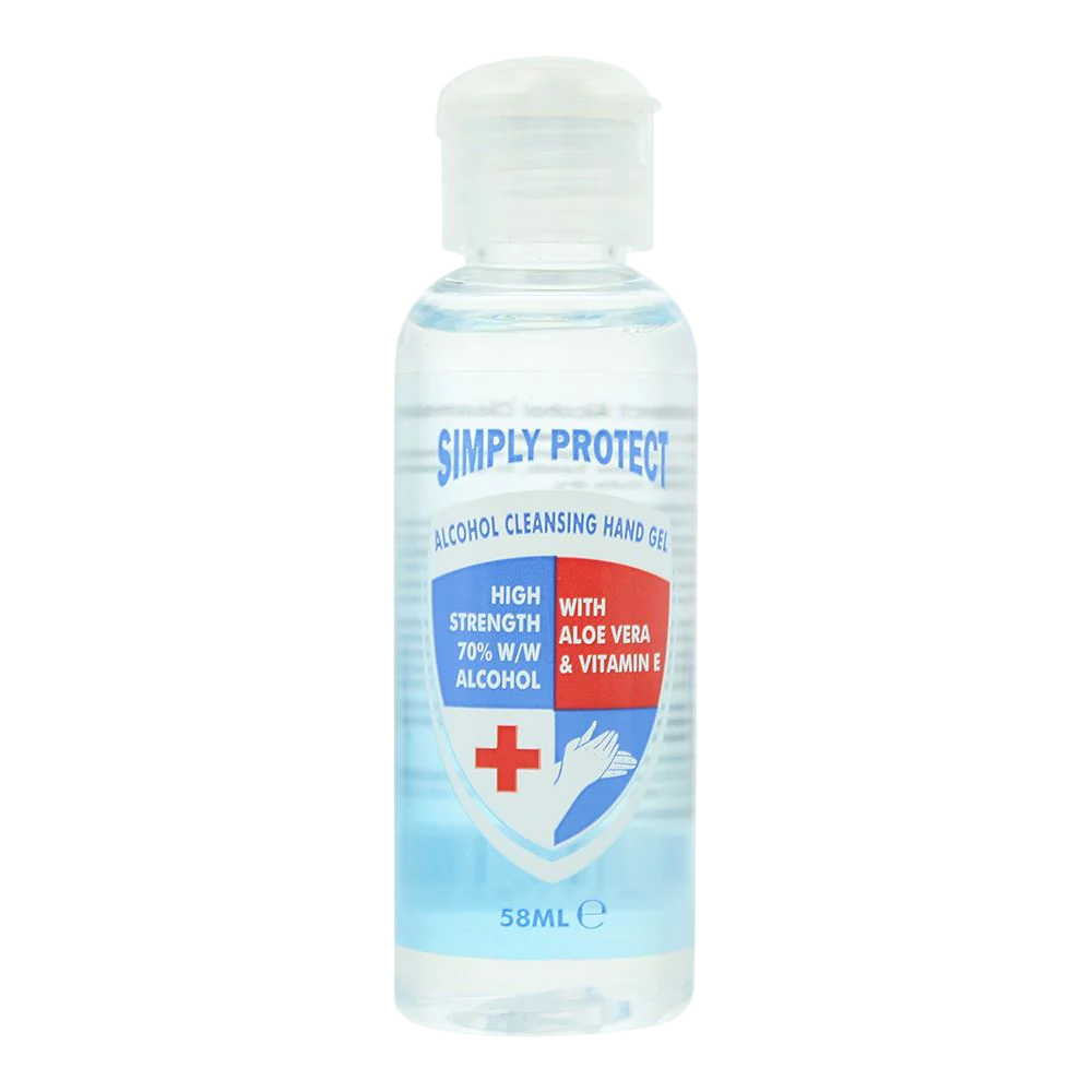 Simply Protect Gel mani antibatterico a base di alcol 58ml