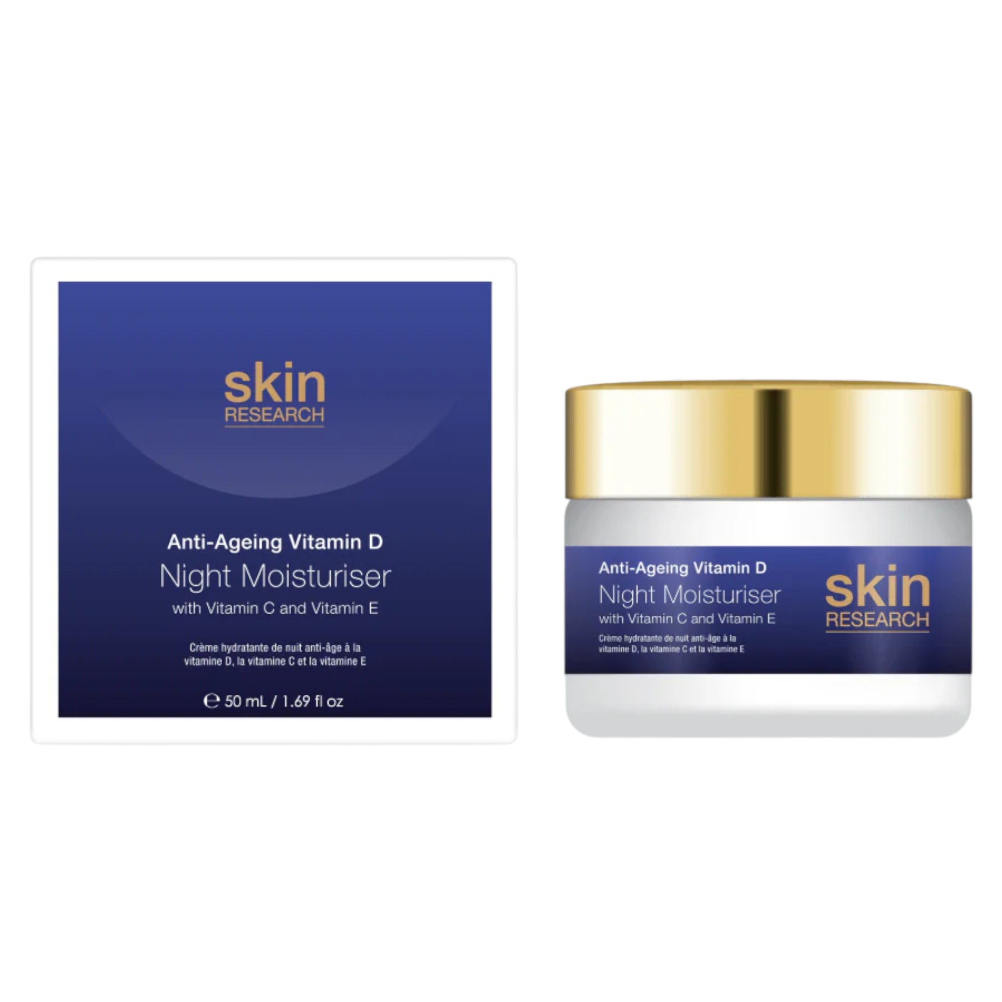 Crema viso anti-età Skin Research Intelligent Youth Peptide 50ml