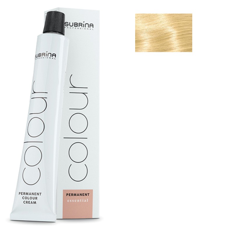 Tintura per capelli permanente Subrina Professional Essential Colour 10/03 Biondo cenere chiaro naturale 100ml