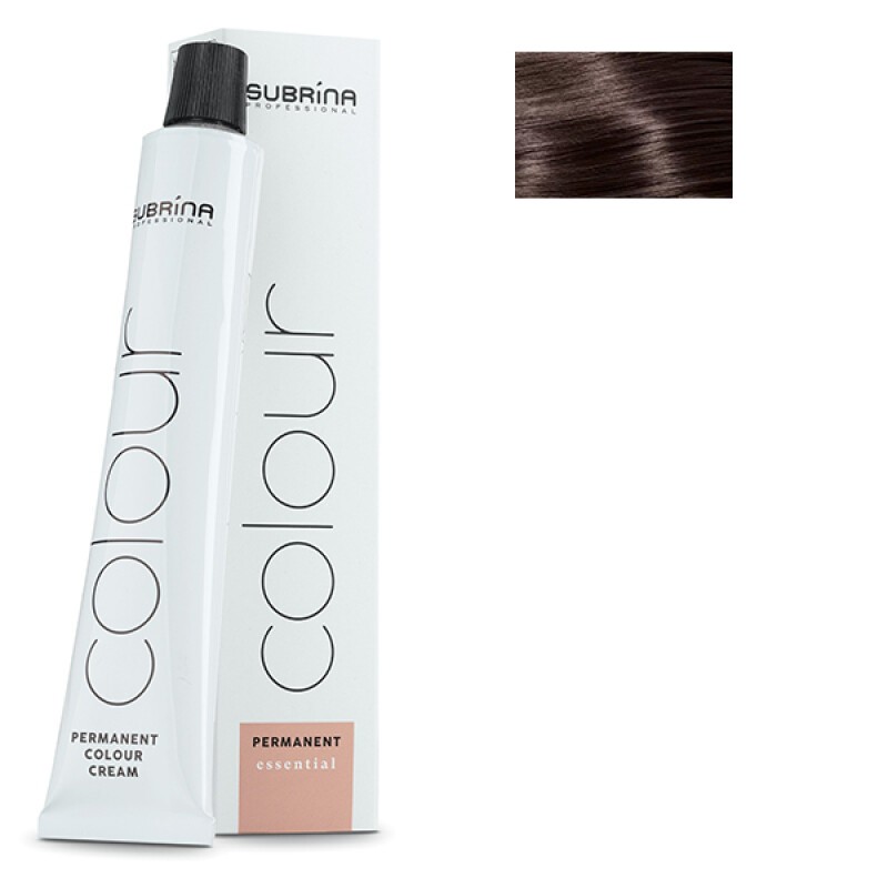 Tintura per capelli permanente Subrina Professional Essential Colour 5/1 Castano Chiaro Cenere 100ml