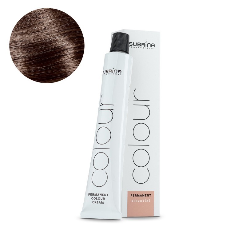 Tintura per capelli permanente Subrina Professional Essential Colour 5/77 Castano Chiaro Intensivo 100ml