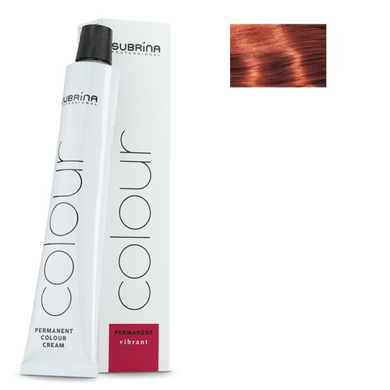 Tintura per capelli permanente Subrina Professional Essential Colour 7/4 Biondo Dorato Medio 100ml
