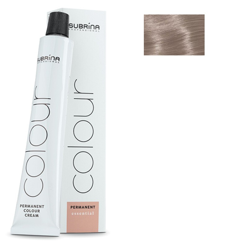 Tintura per capelli permanente Subrina Professional Essential Colour 9/1 Biondo cenere chiaro 100ml