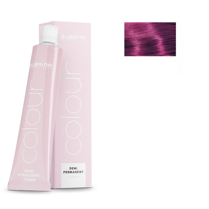 Tintura per capelli semipermanente Subrina Professional Senseo senza ammoniaca 7/6 60ml