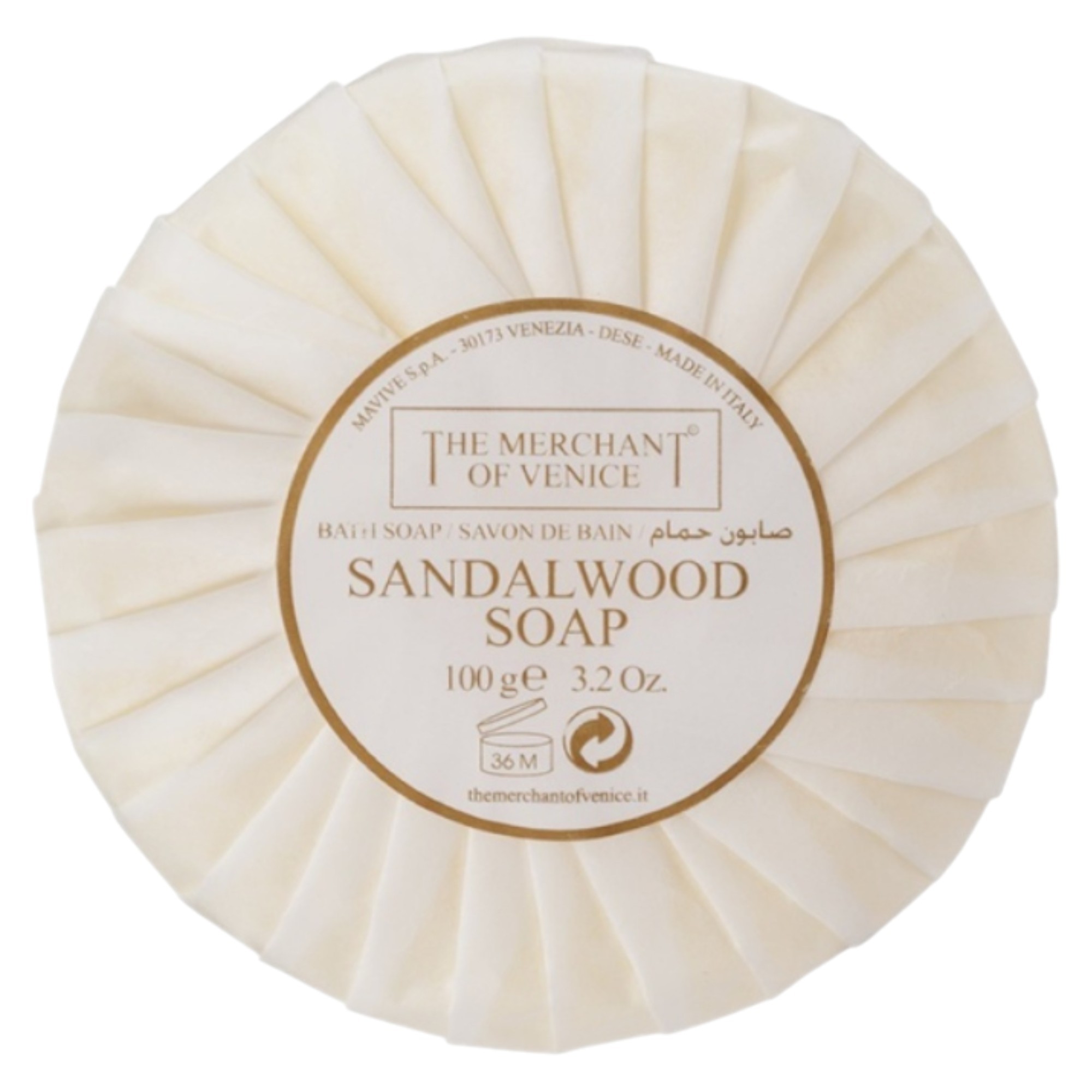 Saponetta al sandalo "Il Mercante di Venezia" 100 g