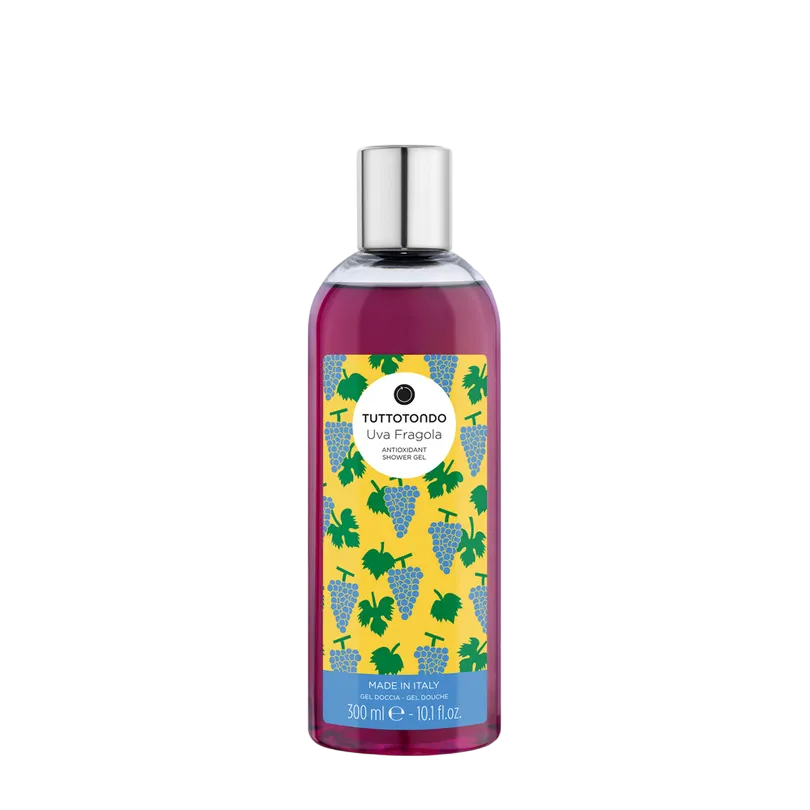 Tuttotondo Uva Fragola Gel Doccia Antiossidante Per Tutti I Tipi Di Pelle 300ml