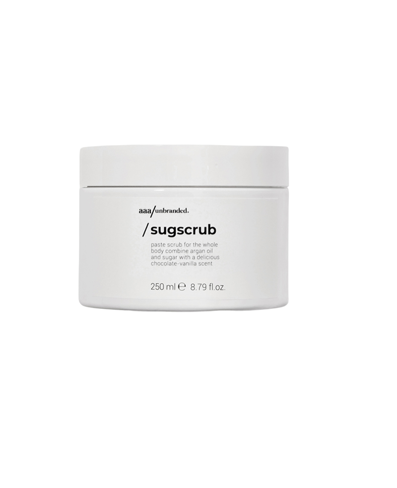 Scrub corpo esfoliante con particelle di zucchero senza marchio 250ml