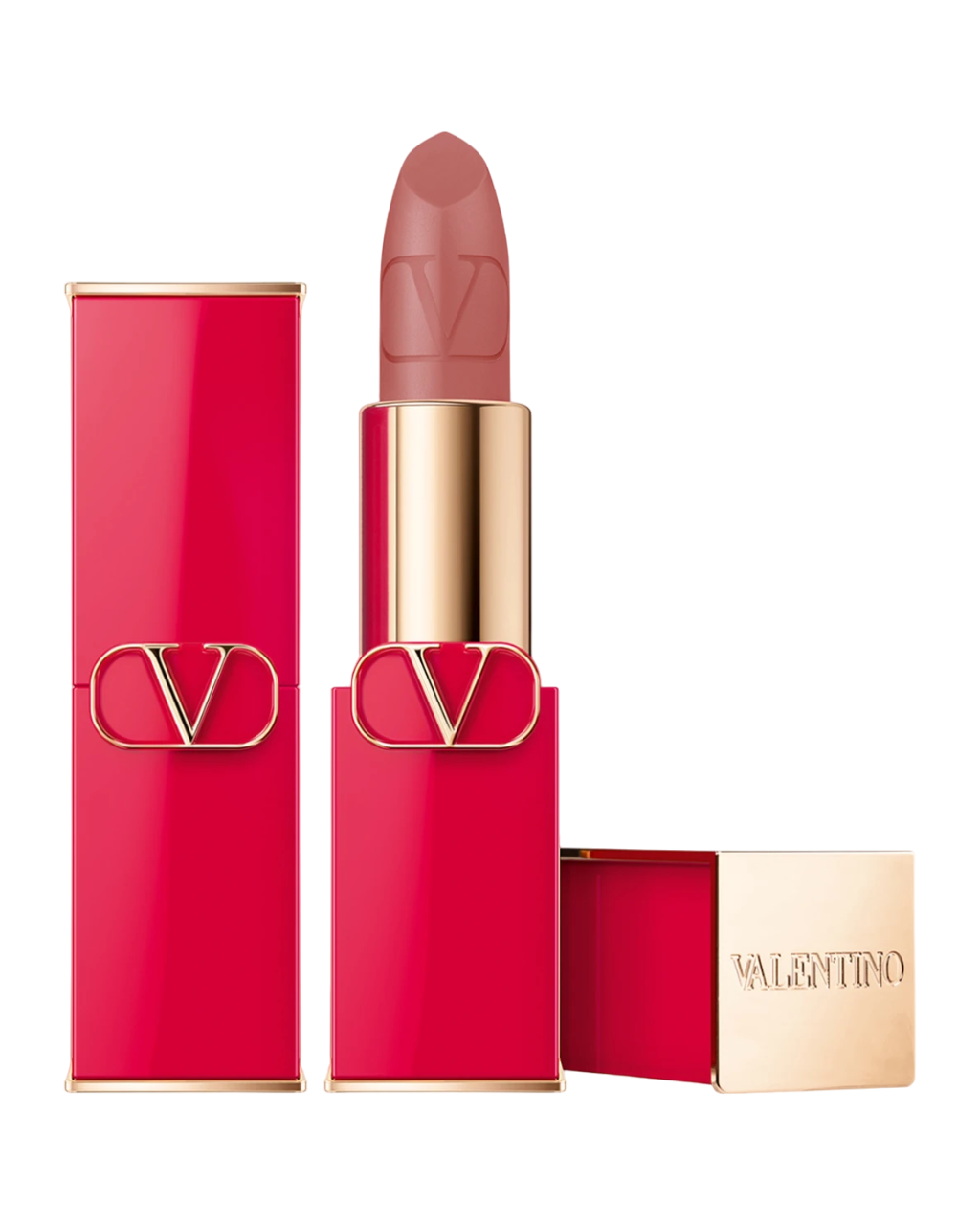 Rossetto cremoso opaco Valentino Rosso 123R ricaricabile 35 g