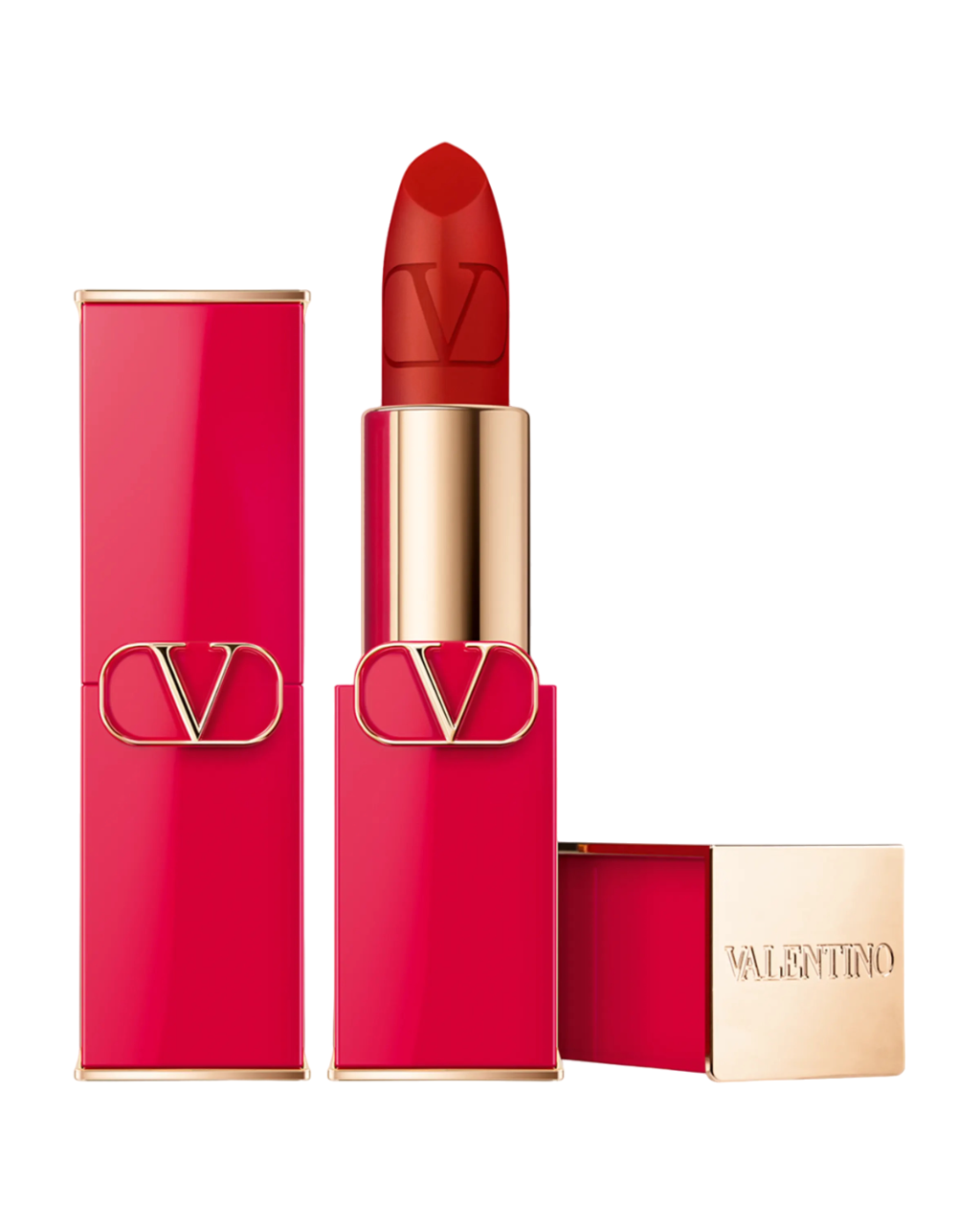 Rossetto cremoso opaco Valentino Rosso 219A ricaricabile 35 g
