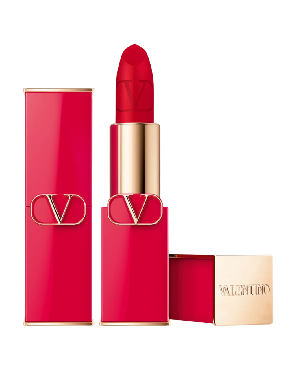 Rossetto cremoso opaco Valentino Rosso 22A ricaricabile 35 g
