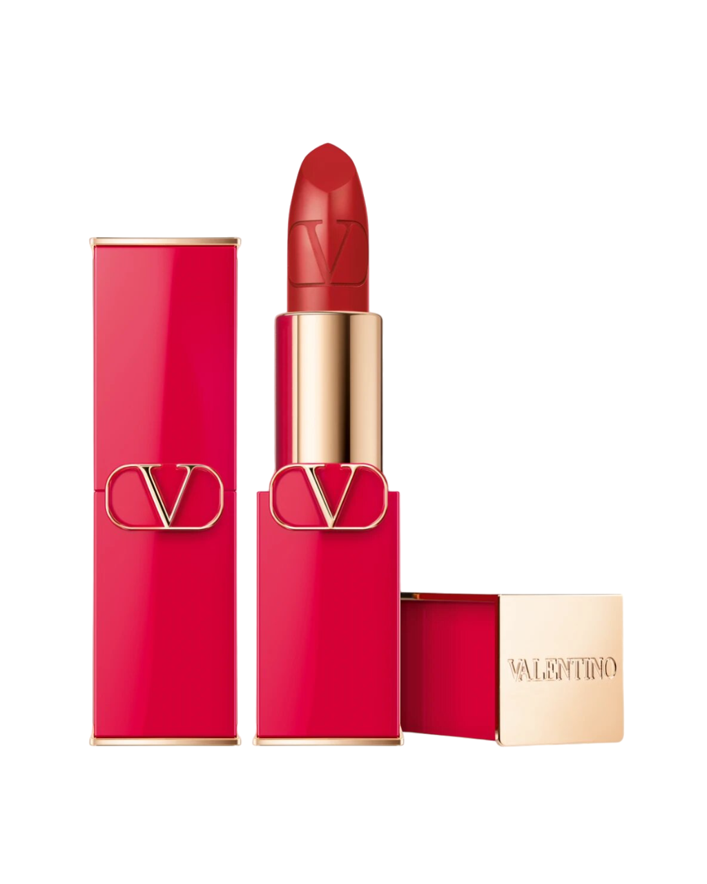 Rossetto cremoso Valentino Rosso Satin Finish 205A ricaricabile 35 g