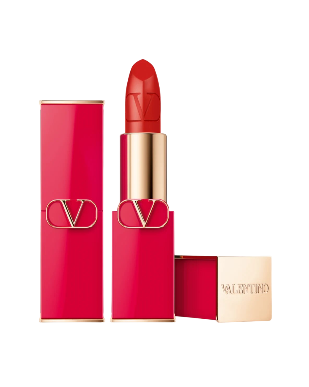 Rossetto cremoso Valentino Rosso Satin Finish 209A ricaricabile 35 g