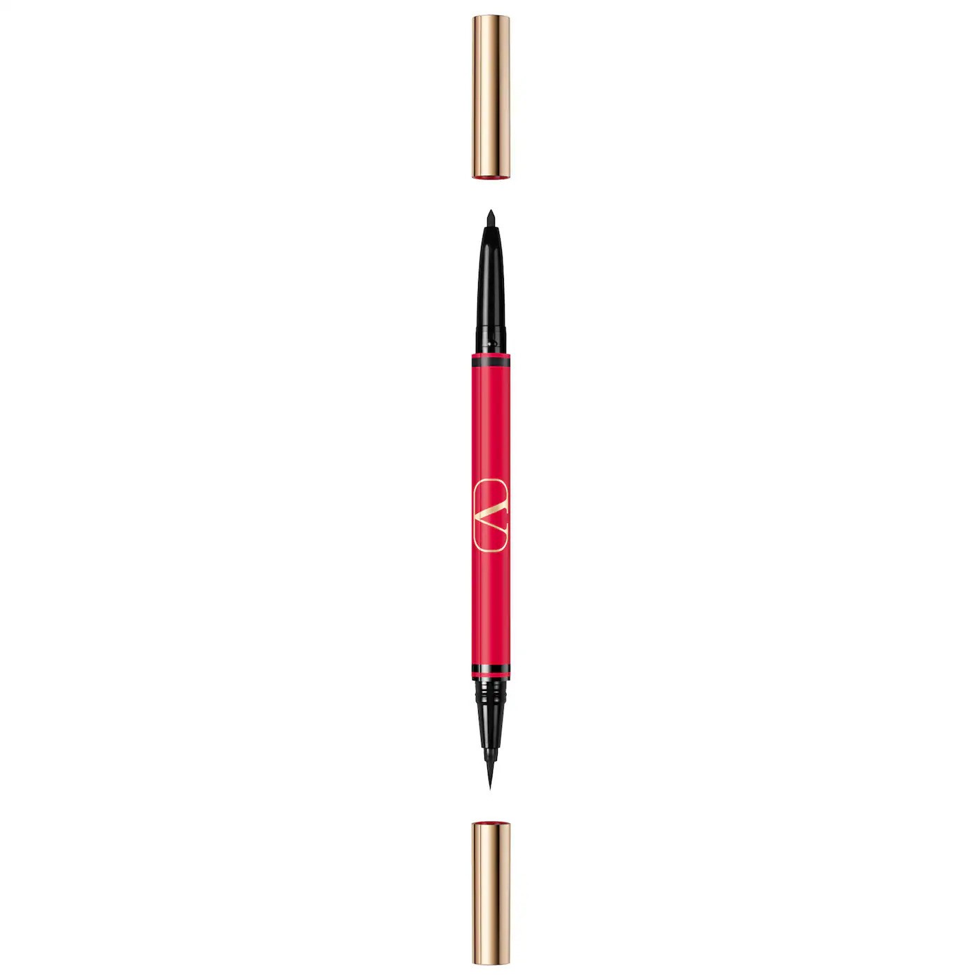 Matita eyeliner in gel a doppia punta Valentino Twin Liner 02 Nero e Rosso 8 g