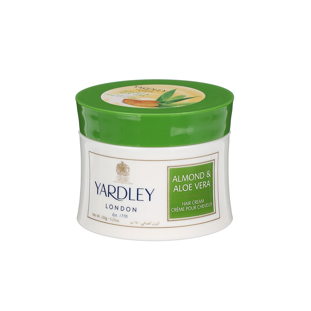 Trattamento nutriente per capelli Yardley Mandorla e Aloe Vera 150 g