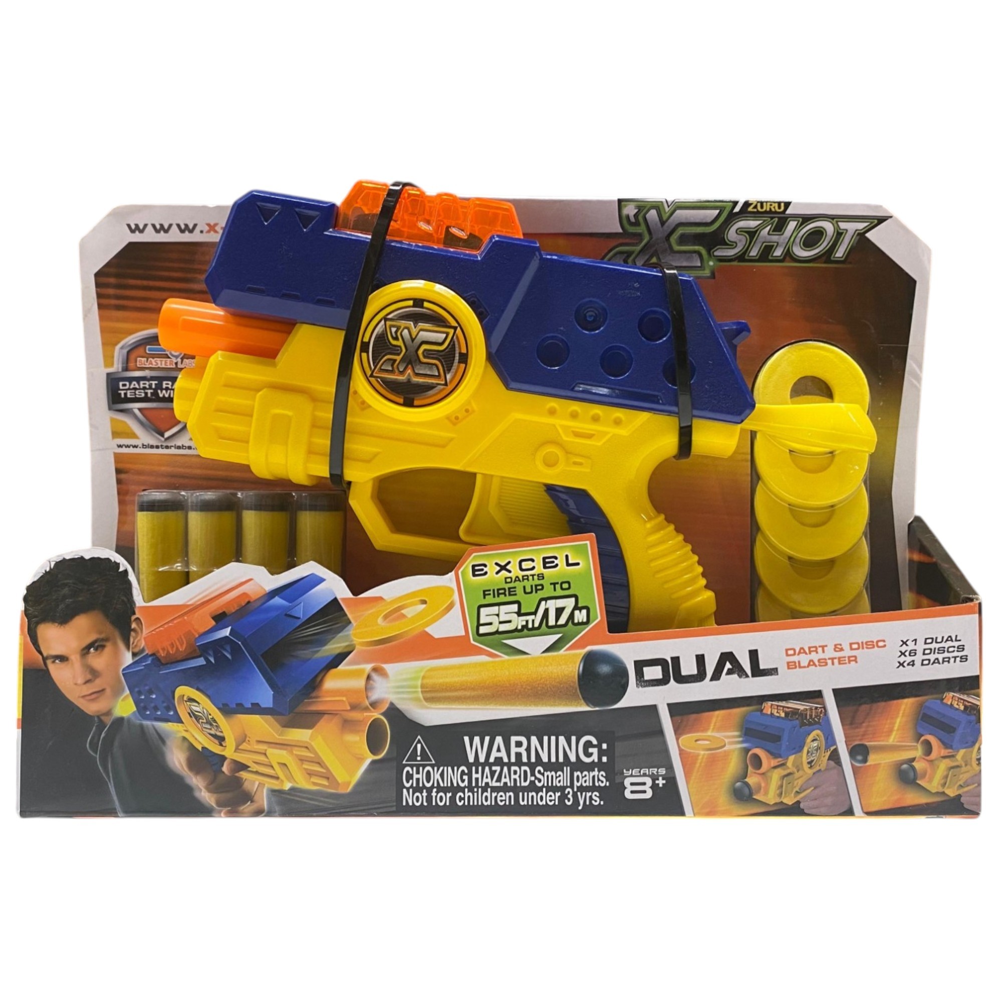 Zuru X-Shot Excel Dual Pistola giocattolo per ragazzi dagli 8 anni in su
