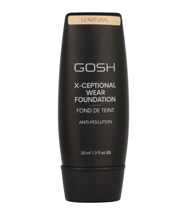 Gosh X CEPTIONAL WEAR FOUNDATION long lasting makeup n12 natural 35ml donna 35ml