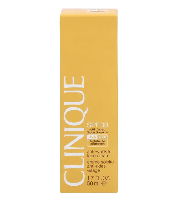Clinique SUN ANTIWRINKLE face cream SPF30 50ml donna