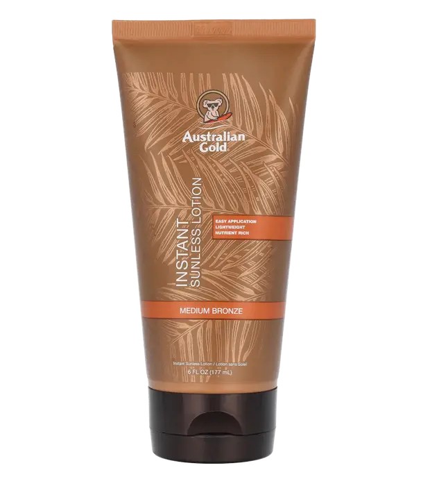 Australian Gold SUNLESS INSTANT rich bronze color lotion 177ml unisex 177ml