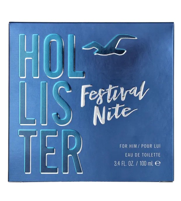 Hollister FESTIVAL NITE FOR HIM eau de toilette spray 100ml uomo