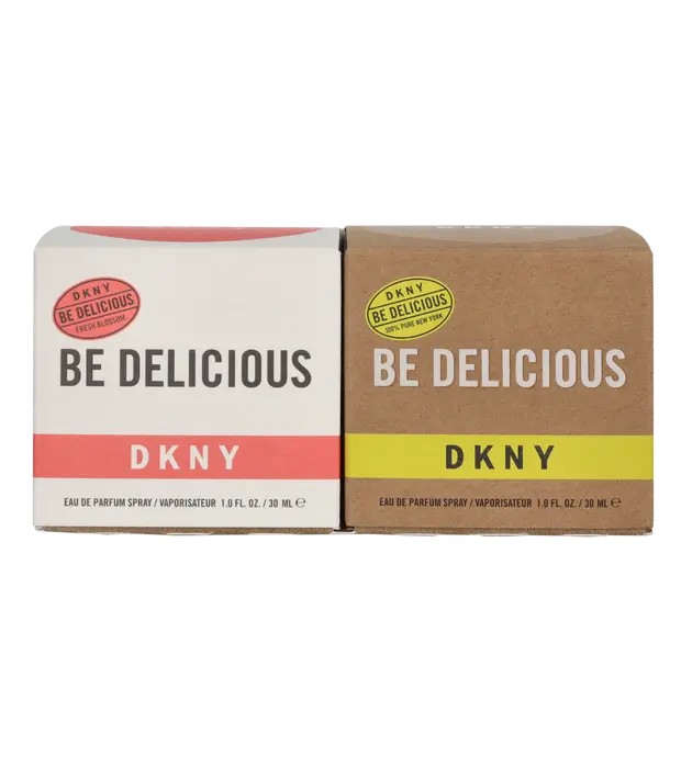 DKNY Be Delicious Fresh Blossom Duo Set 60ml 2x30ml - Be Delicious & Be Delicious Fresh Blossom eau de parfum Spray