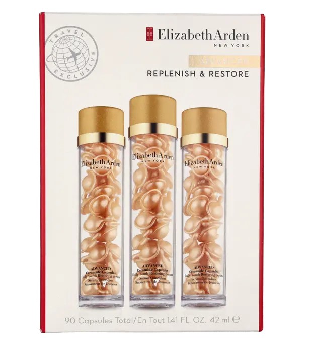 Elizabeth Arden Ceramide Daily Youth Restoring Serum Set Un set regalo di siero per la pelle in capsule 900ks Donna