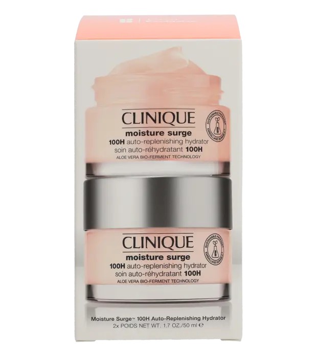 Clinique Moisture Surge 100H Auto-Replenis. Hydrator Duo Set donna 100ml 2x50ml-Travel Exlucive