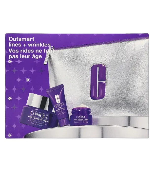 Set di creme lifting viso e collo Clinique Smart Clinical Repair - Cofanetto regalo 50ml donna