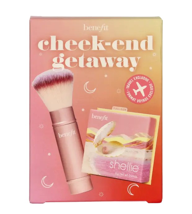 Benefit Shellie Blush CheekEnd Getaway Set Set regalo donna Warm SeashellPink