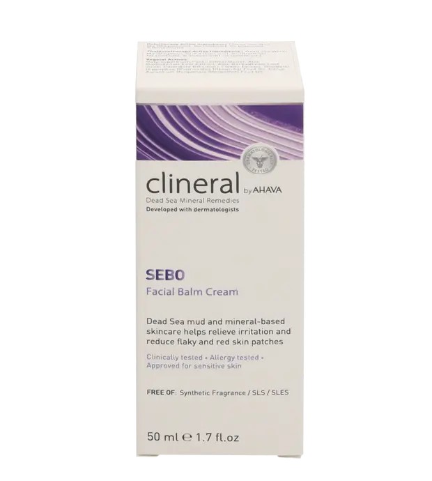 Ahava Clineral SEBO Facial Balm Cream Crema viso intensiva 50ml Donna
