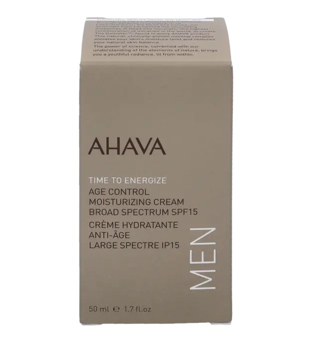 Ahava Men Time To Energize SPF15 Crema energizzante da uomo uomo 50ml