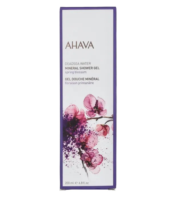 Ahava Gel doccia allacqua minerale del Mar Morto Gel doccia ai fiori di primavera donna 200ml