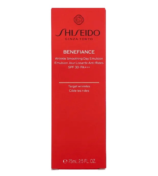 Shiseido Emulsione giorno levigante antirughe BENEFIANCE 75ml unisex