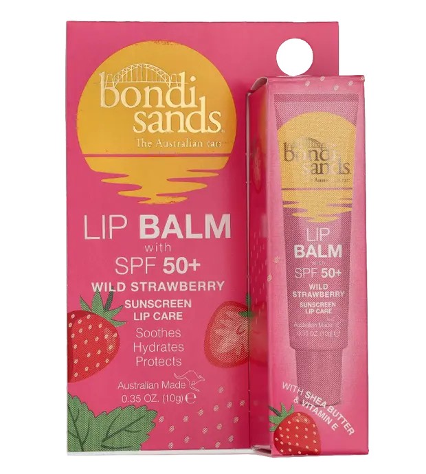 Bondi Sands Spf50 Lip Balm Wild Strawberry 10g unisex