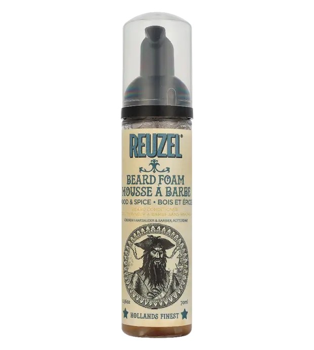 Reuzel Wood Spice Beard Foam Beard foam uomo 70ml