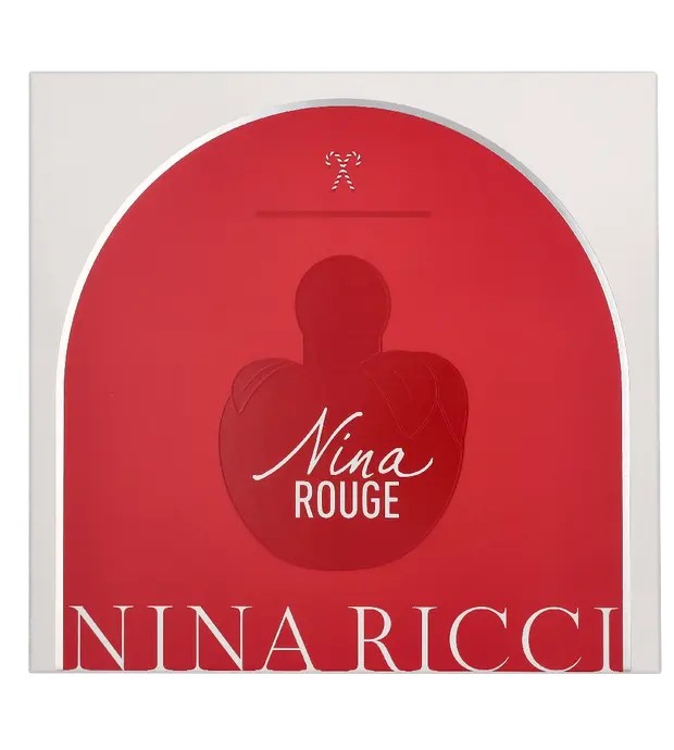 Nina Ricci Nina Rouge Giftset eau de toilette Spray 50ml Lipstick 2,5gr 100ml donna