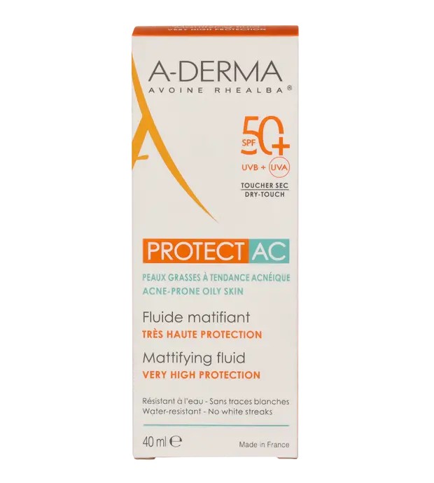 ADerma Protect AC Fluido Opacizzante Spf50 40ml Unisex
