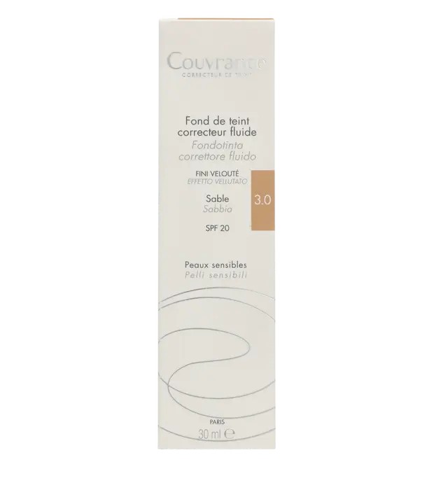 Avene COUVRANCE maquillaje fluido arena 30 ml Unisex