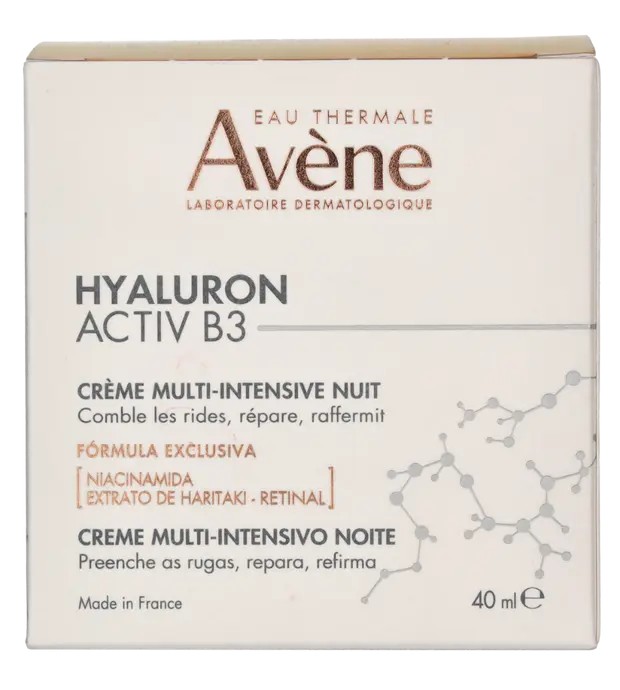 Avene HYALURON ACTIV B3 crema multiintensiva noche 40 ml Donna