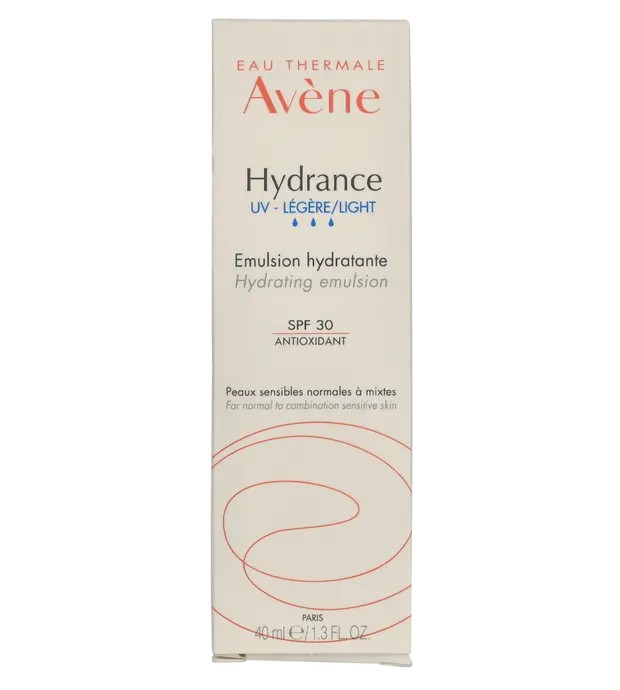 Avne Hydrance Hydrating Emulsion SPF 30 Emulsione idratante per pelli normali miste e sensibili 40ml Donna