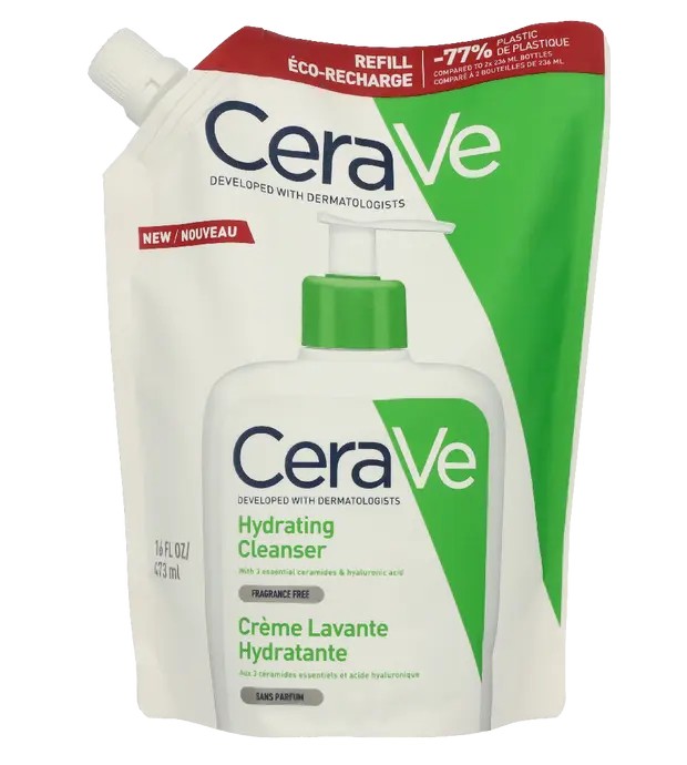 CeraVe Hydrating Cleanser Refill - Hydrating cleansing emulsion refill donna 473ml