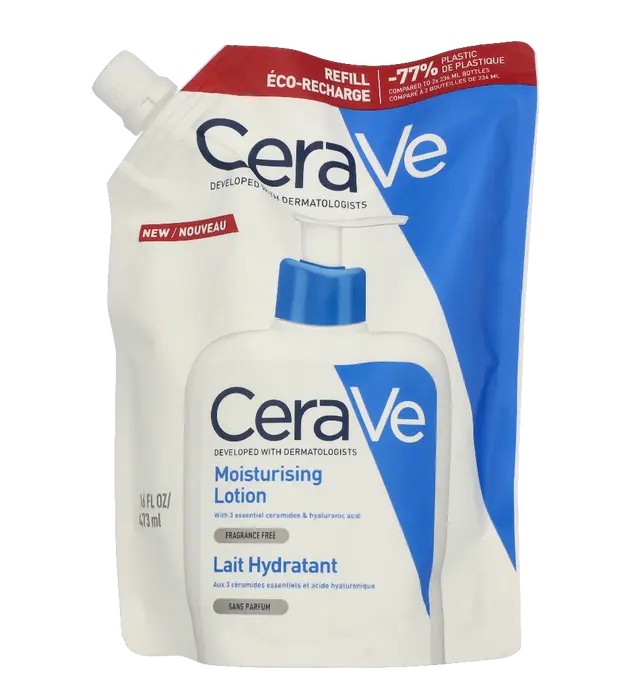 CeraVe Moisturising Lotion Refill - Moisturizing lotion refill for dry to very dry skin donna 473ml