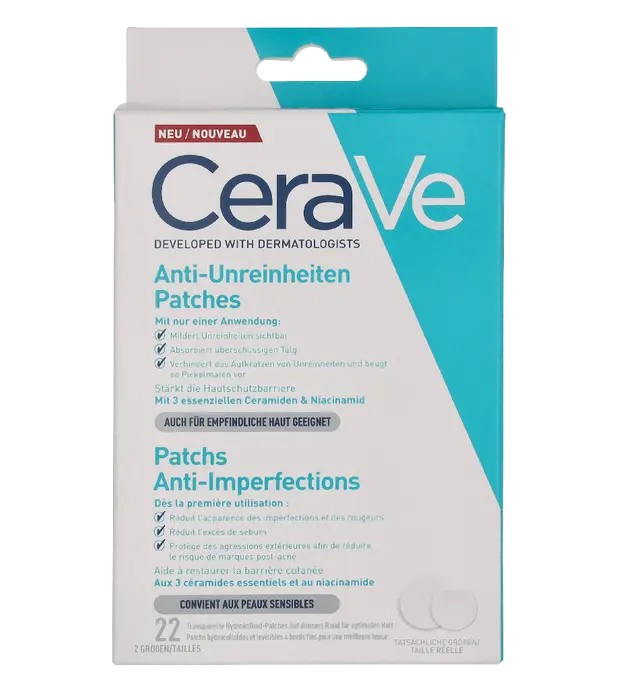 Cerave Cerotti anti-acne con 3 ceramidi essenziali e niacinamide risultati in 3 ore 22 unità unisex