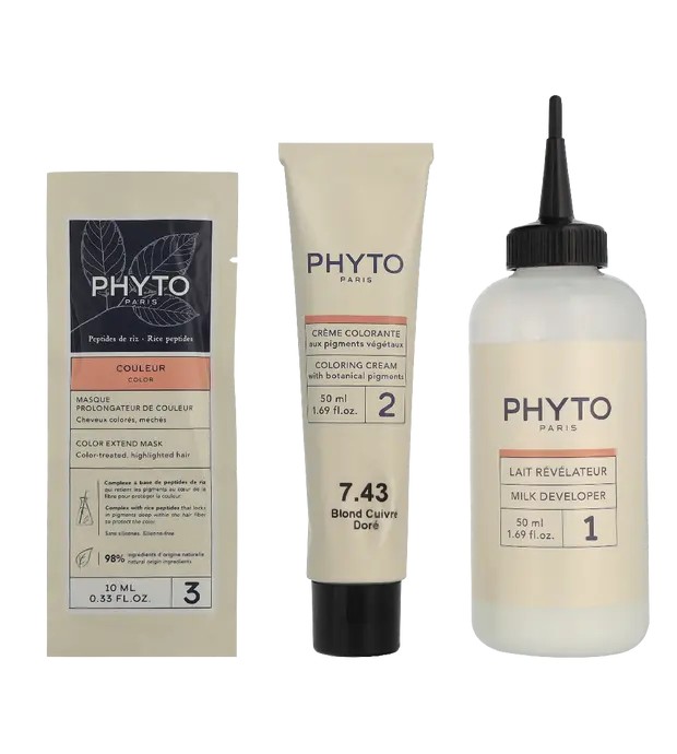 Phyto PHYTOCOLOR 743rubio dorado cobrizo Donna