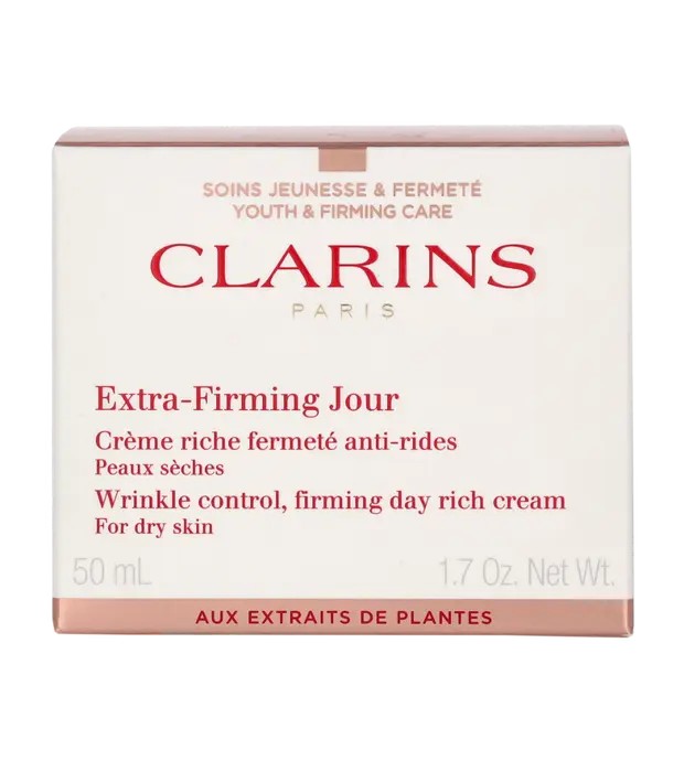 Clarins EXTRAFIRMING crema firmeza antiarrugas da pieles secas 50 ml Donna